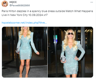 Paris Hilton glams up in NYC post Infinite Icon studio album release