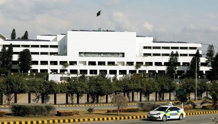 A general view of Pakistans parliament building in Islamabad. — Reuters/File