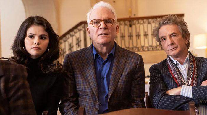 Selena Gomez, Steve Martin, Martin Short practice losing faces for awards season