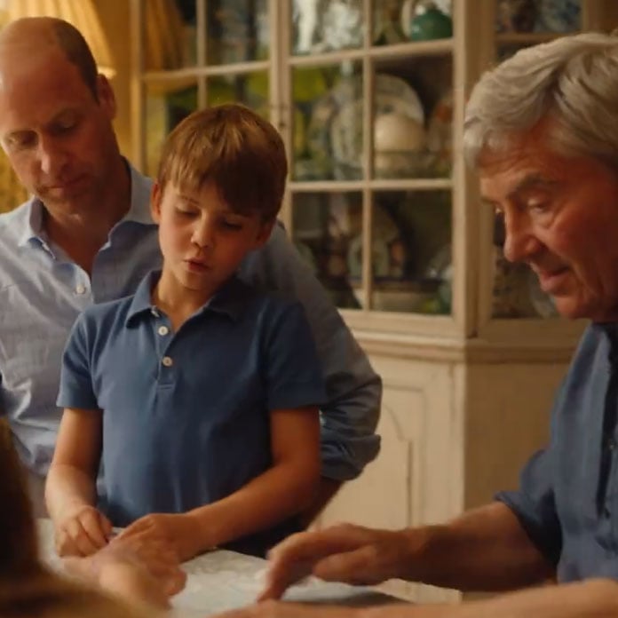 Picture: Prince William, Prince Louis & Michael Middleton