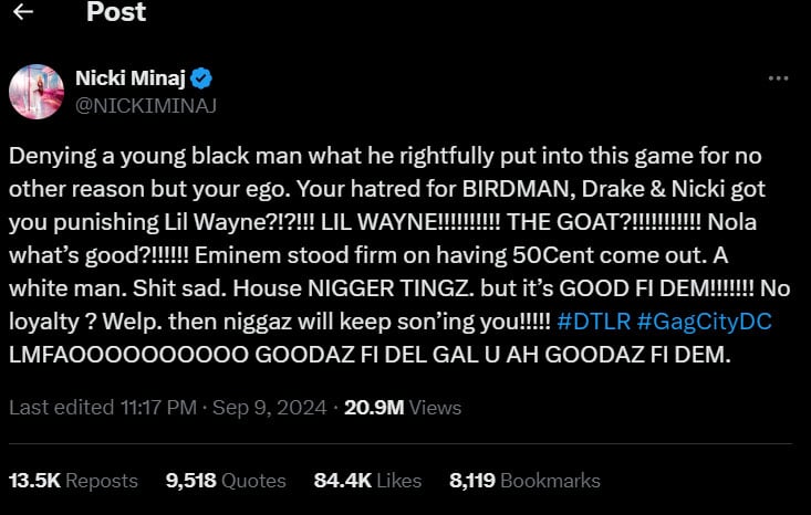 Drake reacts to Kendrick Lamar heading Super Bowl sans words