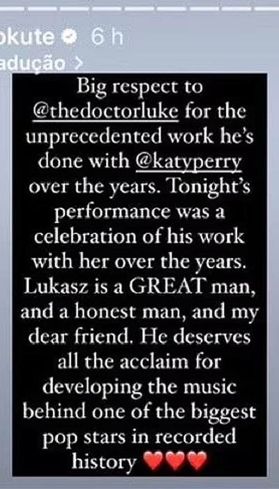 Katy Perrys team member slammed by fans over his rare comment on Dr. Luke