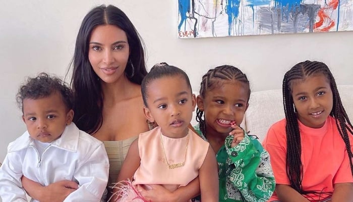 Photo: Kim Kardashian using Kanye west kid for personal gain: Report