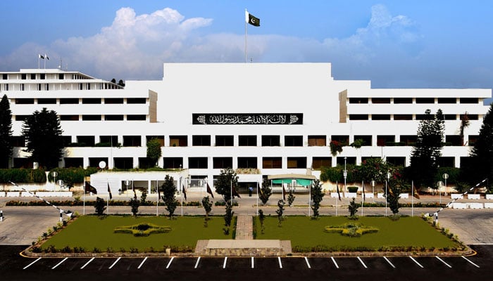 A general view of the Parliament House seen in this undated image. — Senate of Pakistan website/File