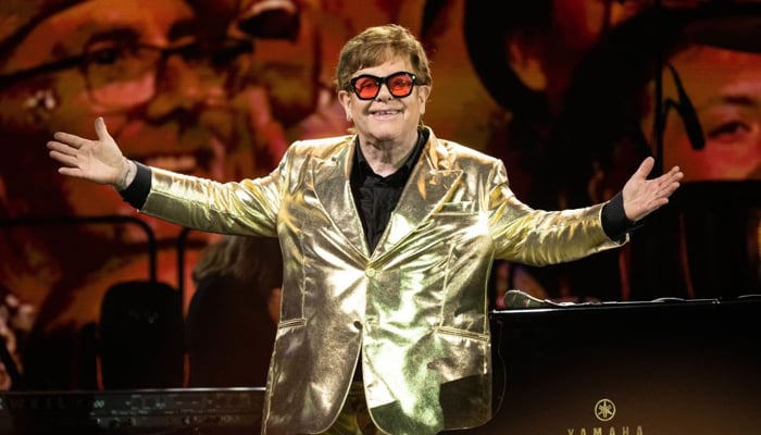 Elton John saves latest album from going up in the air