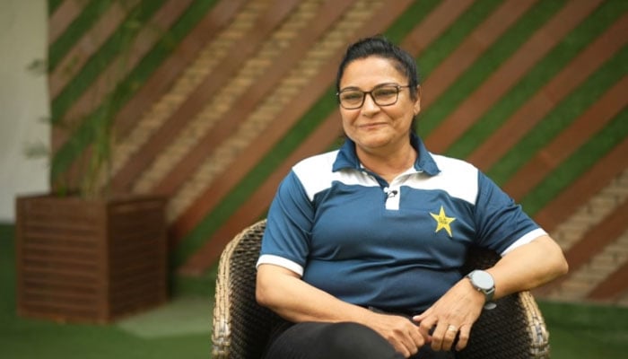 Pakistans woman umpire Saleema Imtiaz speaks in this interview released on September 15, 2024. — PCB website