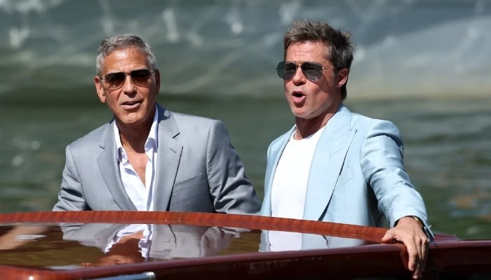 Photo: George Clooney convinces Brad Pitt to ditch America: Source