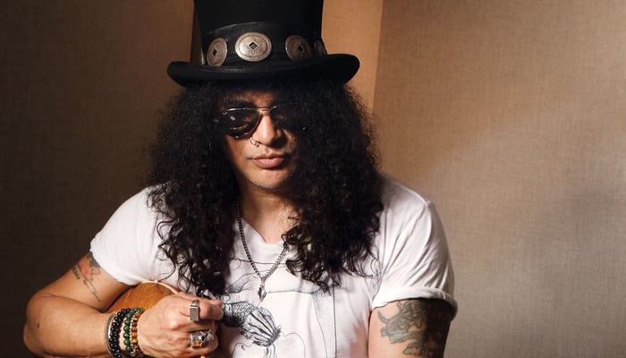 Slash admits key to calm mental health is not panicking