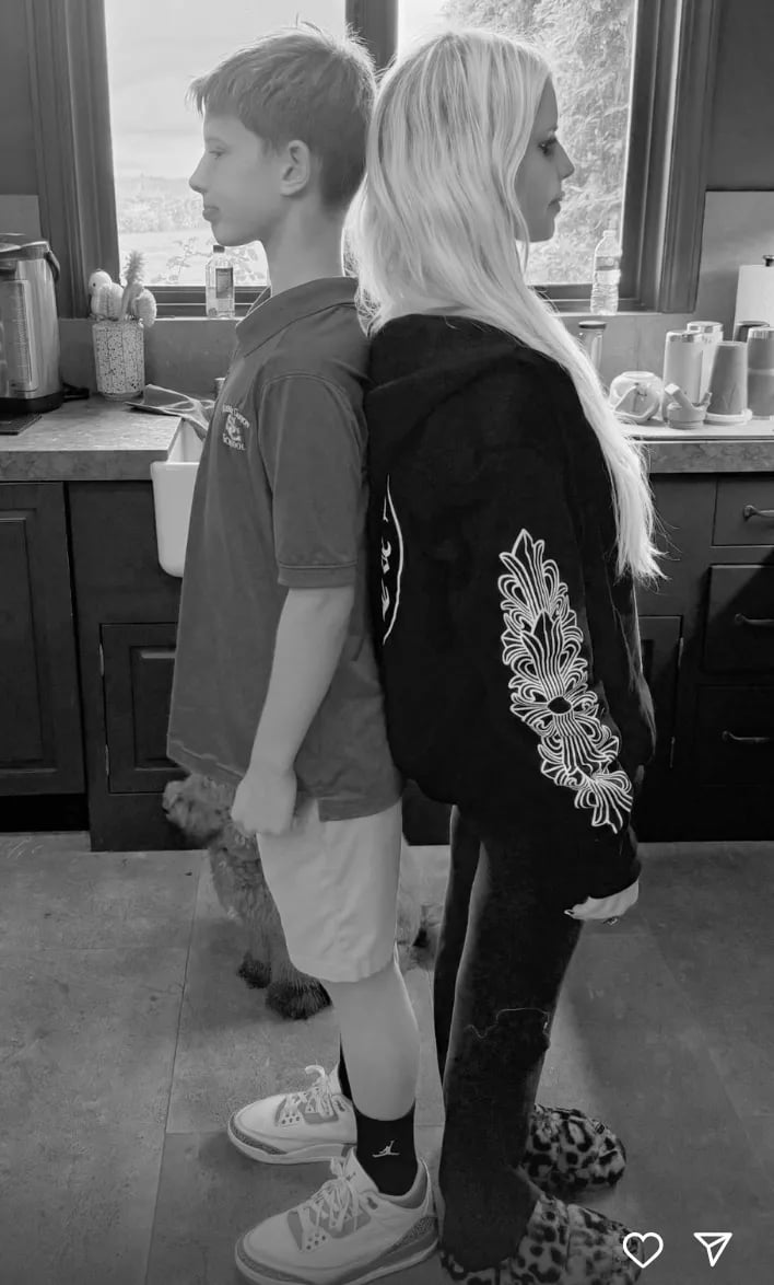 Jessica Simpson in awe of much-taller son but ignores husbands birthday