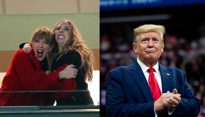 Britney Mahomes shows support for Taylor Swift after Donald Trumps attack