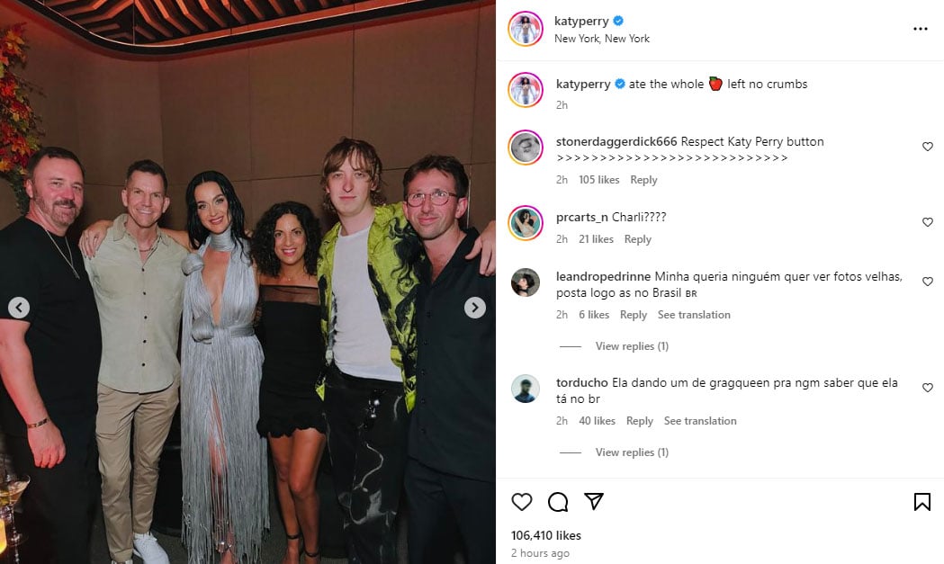 Katy Perry recently treated fans with series of pictures