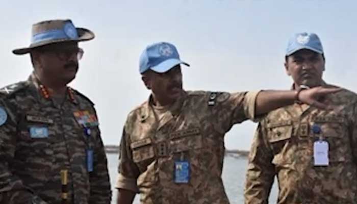 Pakistani peacekeepers can be seen in South Sudan. — Screengrab/ISPR