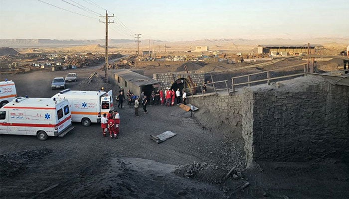 Rescuers work following a gas explosion in a coal mine in South Khorasan Province, Iran September 22, 2024. — Reuters