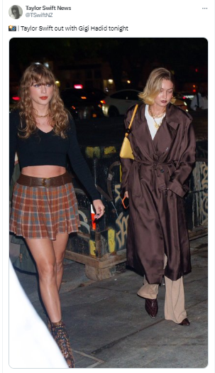 Taylor Swift makes rare appearance with Gigi Hadid post Rhode Island party