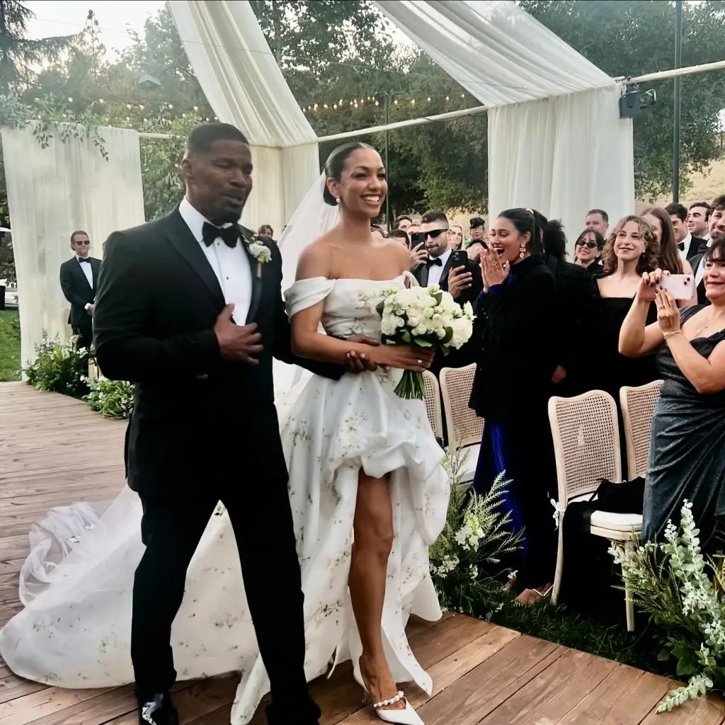 Jamie Foxx marries off daughter Corinne to Joe Hooten