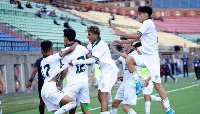 Pakistan U17 football team. — PFF