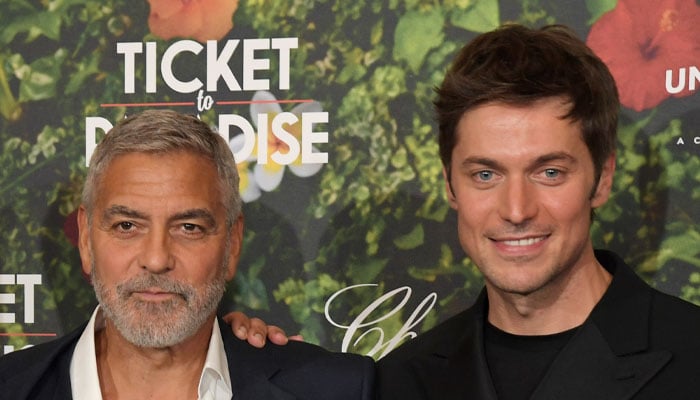 Lucas Bravo and George Clooney starred together in  Ticket to Paradise