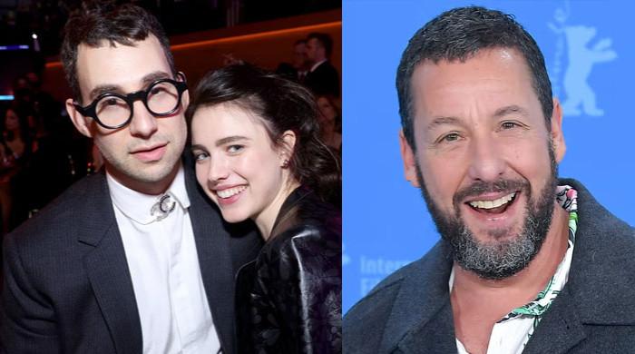 Margaret Qualley reveals white lie Jack Antonoff told Adam Sandler