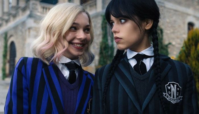 Wednesday star Emma Myers challenges fans to stare-off against Jenna Ortega