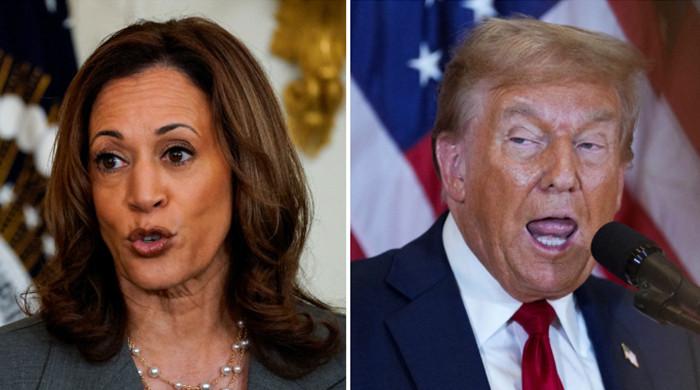 Harris has narrow lead over Trump in swing states, poll indicates