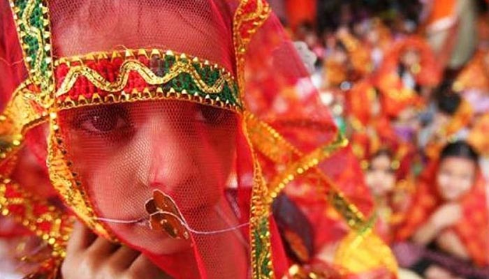 This is a representational image of a child bride. — Reuters/File