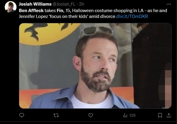 Ben Affleck was captured while he was shopping in Los Angeles amid divorce turmoil with Jennifer Lopez