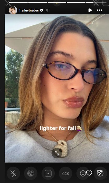 Hailey Bieber surprises social media followers with brand new look