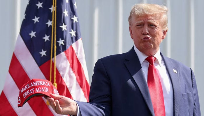 Former US President and Republican presidential candidate Donald Trump attends a 2024 presidential election campaign event in Summerville, South Carolina, US on September 25, 2023. — Reuters