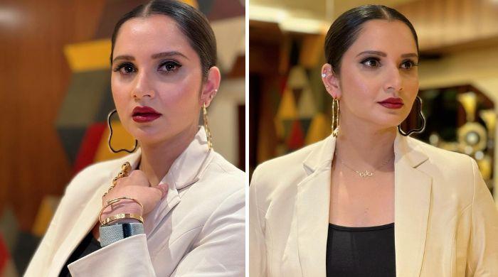 Sania Mirza stuns fans with classic red lipstick look