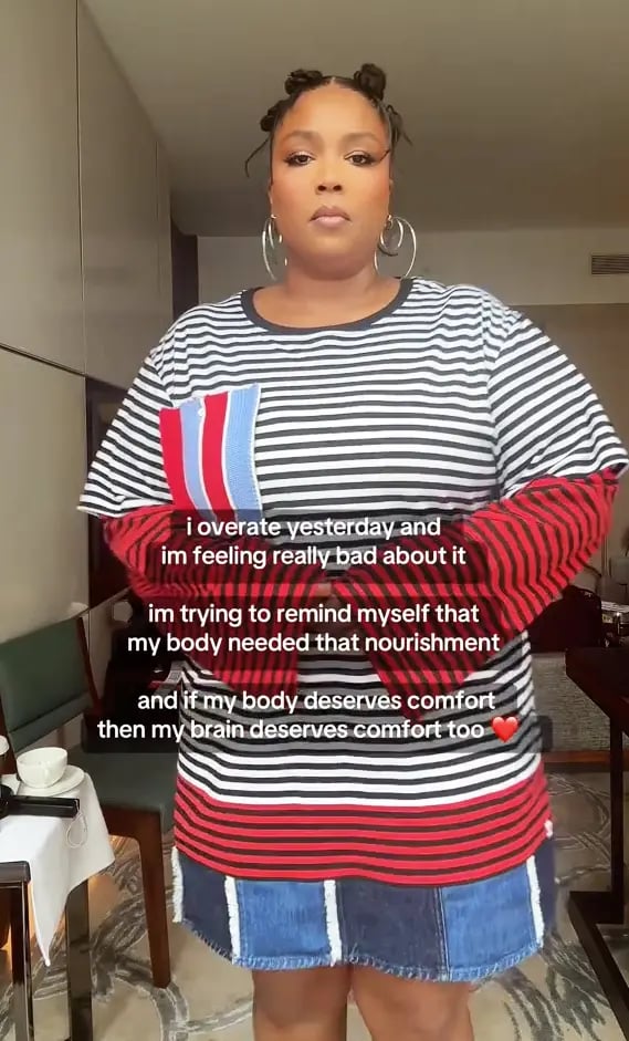 Lizzo opens up about overeating after weight loss pill controversy