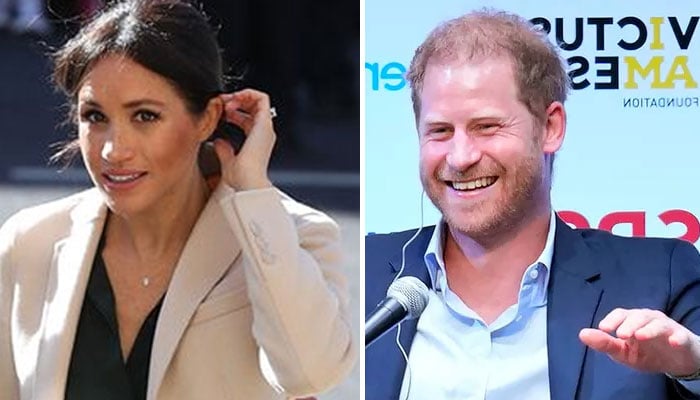 Prince Harry showing off what hes is like without Meghan Markle