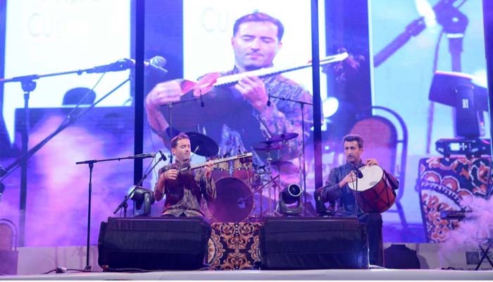 Azerbaijan’s acclaimed musical duo, Sahib Pashazade and Kamran Karimov. — Provided by the reporter