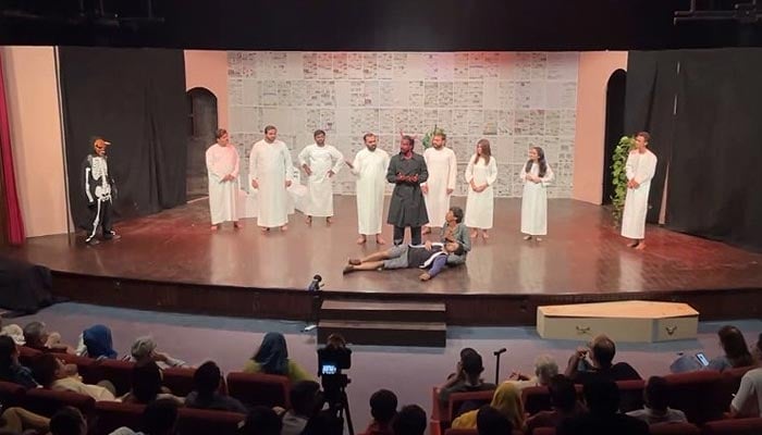 Actors performing at Arts Council of Pakistan on Wednesday, October 2, 2024 in Karachi, Pakistan. — Instagram/@acpkhiofficial