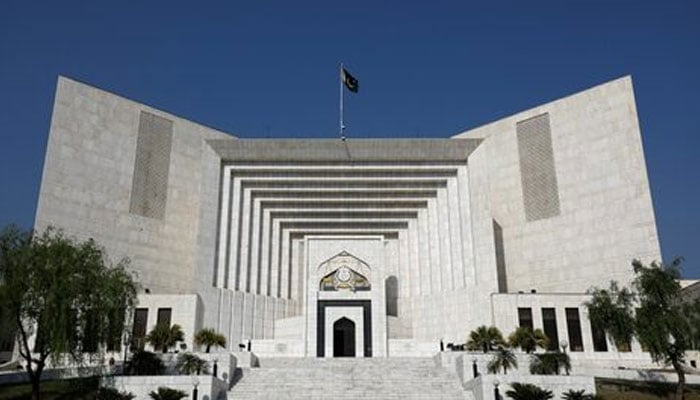 A general view of the Supreme Court building in Islamabad on April 4, 2022. — Reuters