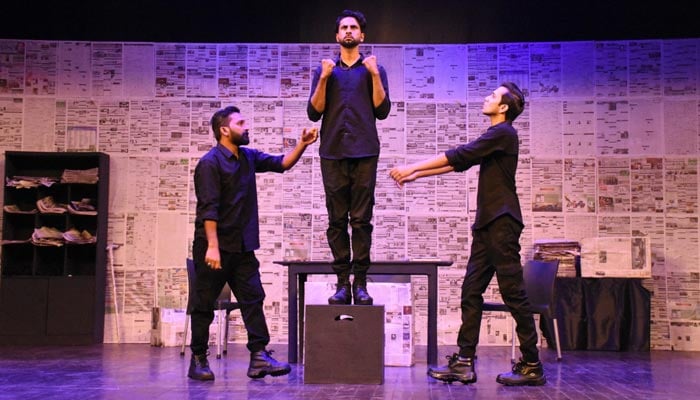 Artists performing at Arts Council Pakistan in Karachi on October 3, 2024. — Supplied