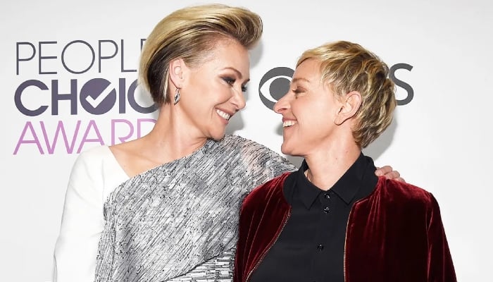 Photo: Ellen DeGeneres leans on Portia de Rossi to gain confidence back: Source