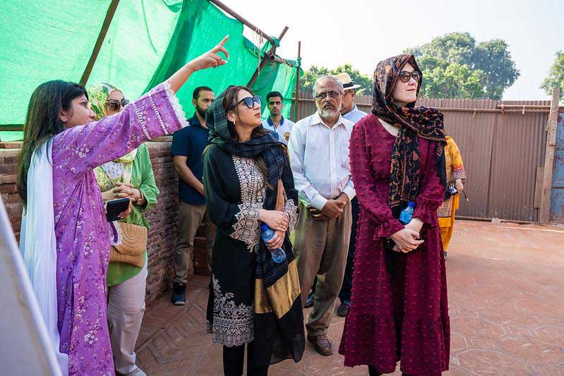 US Deputy Chief of Mission Natalie Baker during his visit to Lahore. — Supplied