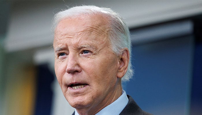 US President Joe Biden speaks during a daily press briefing with Press Secretary Karine Jean-Pierre at The White House in Washington, US, October 4, 2024. — Reuters