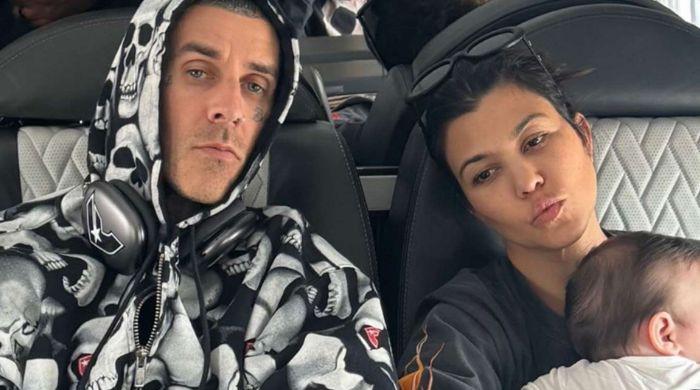 Kourtney Kardashian, Travis Barker celebrate first October with baby Rocky