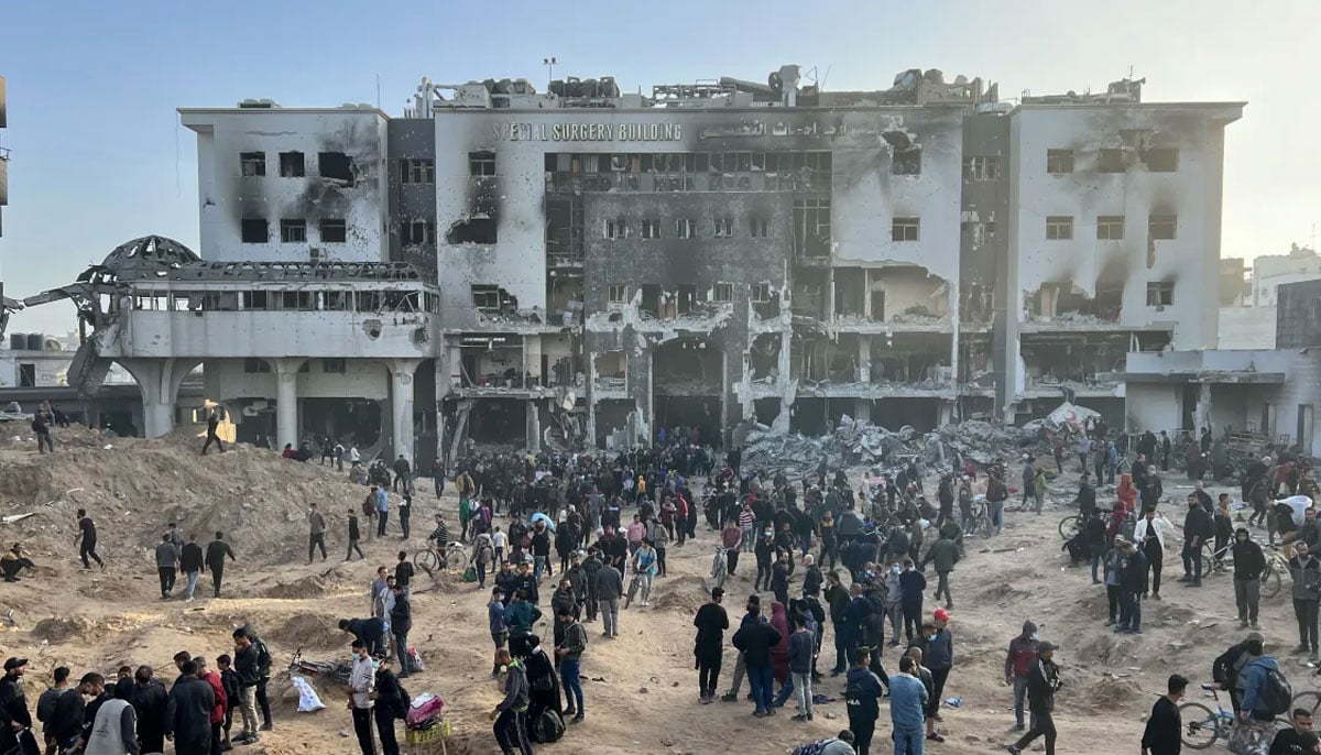 A view of the destroyed Al Shifa Hospital in Gaza. — Anadolu/File