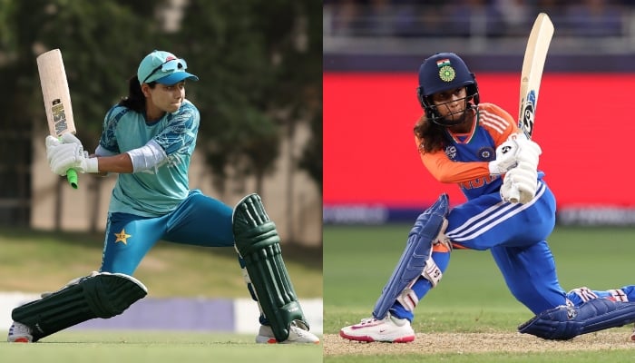 Pakistan captain Fatima Sana (left) and India cricketer Jemimah Rodrigues. —Facebook/ Pakistan Cricket Team/ Indian Cricket Team/ File