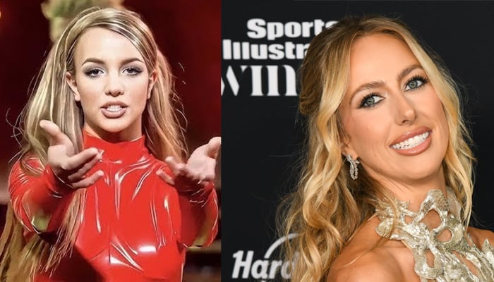 Brittany Mahomes channels Britney Spears iconic red look at Chiefs game