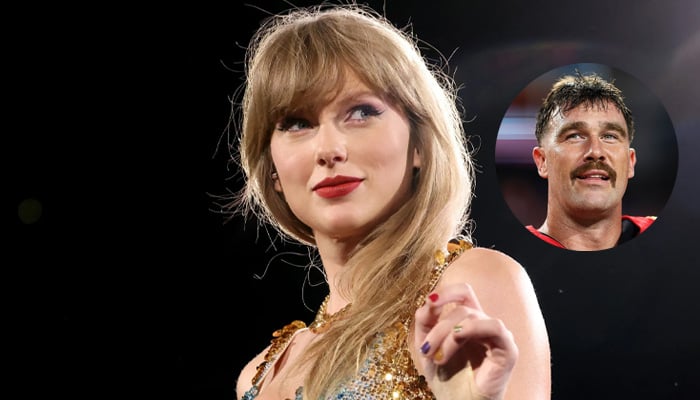 Taylor Swift matches with beau Travis Kelce amid breakup contract rumors