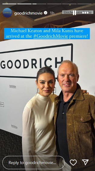 Michael Keaton, Mila Kunis shine at Goodrich premiere ahead of its release