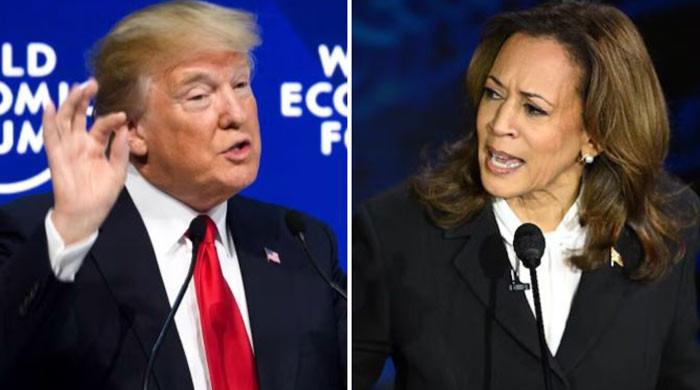 Trump, Harris trade barbs in US election media blitz