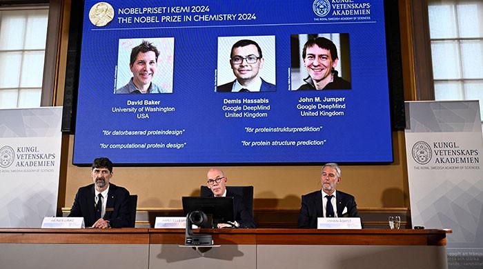 Baker, Hassabis, Jumper win 2024 Nobel Prize in Chemistry