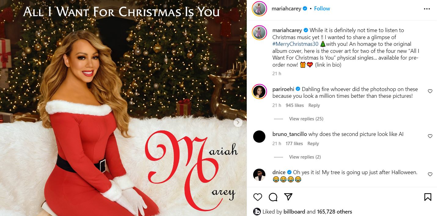 Mariah Carey unveils exciting homage to the original holiday song