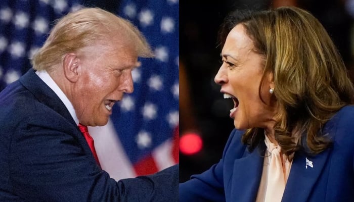 A combination of images showing former US president Donald Trump (left) and US Vice President Kamala Harris. — Reuters/Files