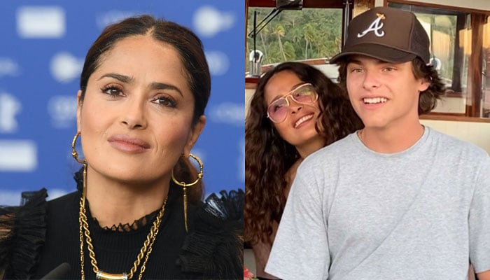 Selma Hayek celebrates stepson Augustins special day