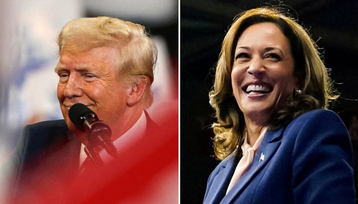 Donald Trump (left) and Kamala Harris (right). — Reuters/File